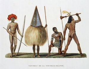 Yeni İrlanda Yerlileri, 1822, 1823, 1824 ve 1825 yıllarında La Corvette de Sa Majeste, La Coquille