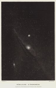 Andromeda Bulutsusu (lito) by French School