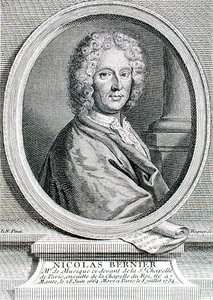Etienne Fiquet (1719-94) tarafından oyulmuş Nicolas Bernier (1665-1734) (gravür) by French School