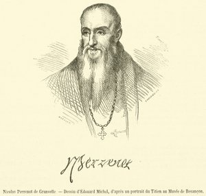 Nicolas Perrenot de Granvelle (gravür) by French School