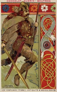 Norveç Viking kostümü, 6. Yüzyıl by French School