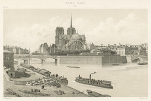 Notre Dame, 1881 by French School