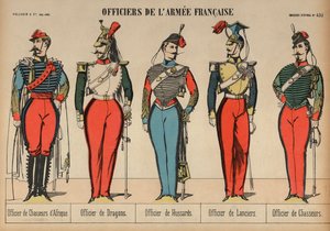 Fransız Ordusu Subayları by French School