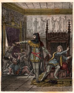 Yüz yıl savaşları: “” İki bakanı (marechaux) öldüren yunus Charles (sonra Charles V) (1338-1380) (Fransa