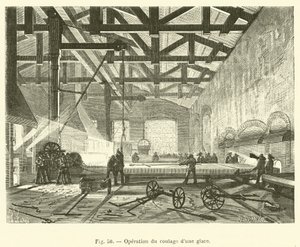 Buz döküm işlemi (gravür) by French School