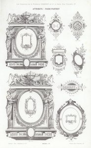 Vinyet Tipografilerinden Sayfa (gravür) by French School