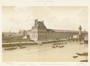 Tuileries Sarayı, 1640 by French School