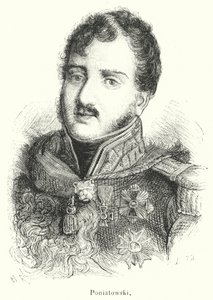 Paniatowski (gravür) by French School