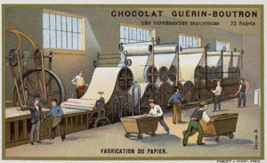 Kağıt imalatı (chromolitho) by French School