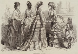 Temmuz ayı Paris Modası by French School