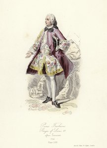 Paris modası, Louis XV saltanatı by French School