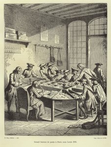 Louis XVI altında Paris postane by French School