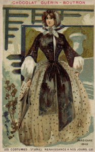 Paris modası, 1848 by French School