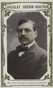 Paul Bourget, Academie-Francaise (renkli fotoğraf) by French School