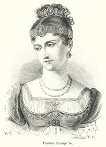 Pauline Bonaparte (gravür) by French School