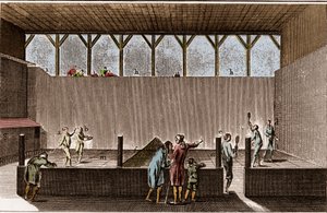 Paulmerie - Palmiye ve Kar Ayakkabısı Oyunu - Jeu de Paume kısa - “” La Grande Encyclopédie, ou Dictionnaire Raisonne des Sciences, des Arts et des Metiers” (Ansiklopedi veya Bilimler, Sanatlar ve Meslekler Sözlüğü) Denis Diderot (1713-1784) ) ve J by French School