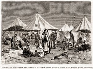 25 Nisan'dan 8 Haziran 1882'ye Kutsal Yerlere Tövbe Hac Ziyareti (gravür) by French School