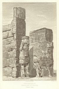 Persepolis, Xerxes Propylaea, Mevcut Durum by French School