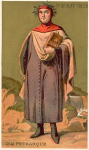 Petrarch, İtalyan Rönesans bilgini ve şairi by French School