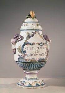 İlaç kavanozu (fayans) by French School