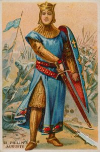 II. Philip Augustus by French School