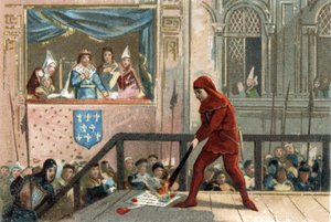 Le Bel olarak bilinen IV. Philip by French School