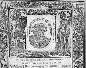 Philippe 1er - “” Fransa krallarının portrelerinde”” by French School