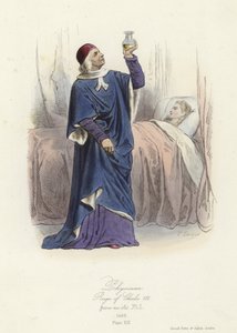 Hekim, Fransa Kralı VIII. by French School