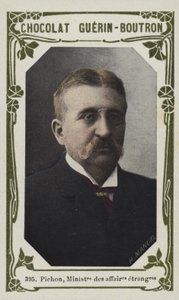 Pichon, Dışişleri Bakanı (renkli fotoğraf) by French School