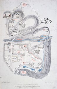 1308'de Kudüs Planı, Marino Sanuto di Torcello'nun Liber de Expedition Terrae Sanctae'nin tıpkıbasım baskısından bir çizim (c.1260-1338) by French School