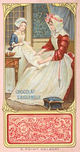 Nokta Colbert dantel by French School