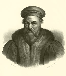 Polidoro da Caravaggio, portre (gravür) by French School