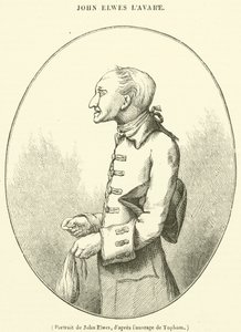 Portrait de John Elwes (gravür) by French School