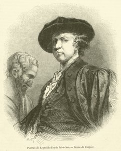Kendinden sonra Reynolds portresi (gravür) by French School