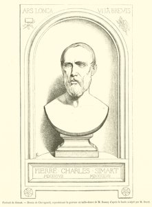 Portre de Simart (gravür) by French School