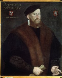 Yaşlı adam portresi. (Yaşlı bir adamın portresi). Fransız anonim resim, Rönesans by French School