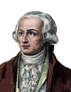 Antoine Laurent de Lavoisier (1743-1794), Fransız kimyager portresi. by French School
