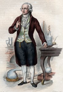 Antoine Laurent de Lavoisier (1743-1794), Fransız kimyager portresi. by French School