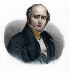 Camille Hyacinthe Odilon Barrot (1791-1873), Fransız politikacı portresi. Louis de Cormenin Timon tarafından “LIBRE DES SPEAKERS”ta. 1842. Özel koleksiyon. by French School