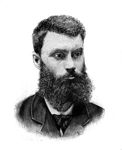 Charles Camille Pelletan (1846-1915), Fransız politikacı, gazeteci ve yazar portresi. Gravür “” Le Monde Illustré””, 2 Ocak by French School