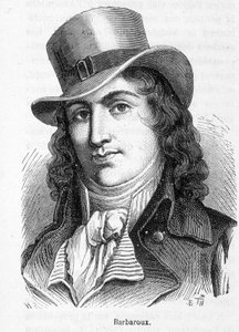 1792'de Tuileries alındığında Marsilya federasyonlarına liderlik eden Fransız politikacı Charles Jean Marie Barbaroux'nun (1767 - 1794) portresi. by French School