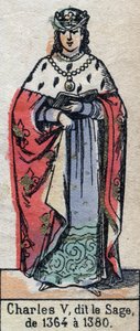 Bilge Charles (1338-1380) (Kapetliler hanedanı) olarak bilinen Fransa Kralı V. Charles