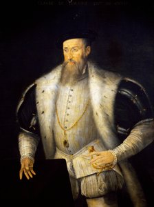 Lorraine'li Claudius I'in Portresi (Conde-sur-Moselle Kalesi) by French School