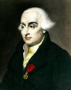 Kont Joseph Louis de Lagrange (1736-1813) Fransız matematikçi portresi. 19. yüzyıl Koleksiyon Particuliere gravürü by French School