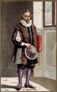 Francis Bacon (1561-1626), İngiliz devlet adamı ve filozofun portresi. by French School