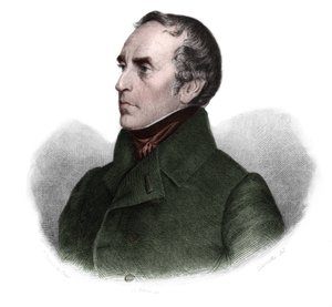 Francois Guizot (1787-1874), Fransız tarihçi ve devlet adamı portresi. Louis de Cormenin Timon tarafından “LIBRE DES SPORERS”ta. 1842. Özel koleksiyon. by French School