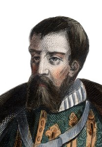 Francois I de Lorraine (1519-1563), Guise Dükü, Aumale Dükü, Fransız askeri ve politikacının portresi. by French School