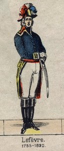 Francois Joseph Lefebvre (1755-1820) Dantzig Dükü ve İmparatorluğun Portresi, Fransa Çifti, ardından Baron ve Fransa Çifti İmparatorluğun Marechal
