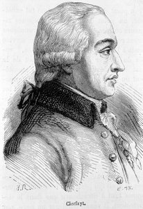 Francois de Croix Comte de Clerfayt (veya Clairfayt), Avusturyalı mareşal (1733-1798) portresi - Henri Martin tarafından "" L