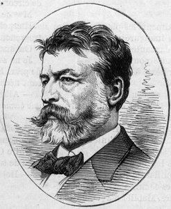 Jean Louis Ernest Meissonnier (1815-1891), Fransız ressamın portresi. 2 Mayıs 1874 tarihli “Le Monde Illustré” n°890